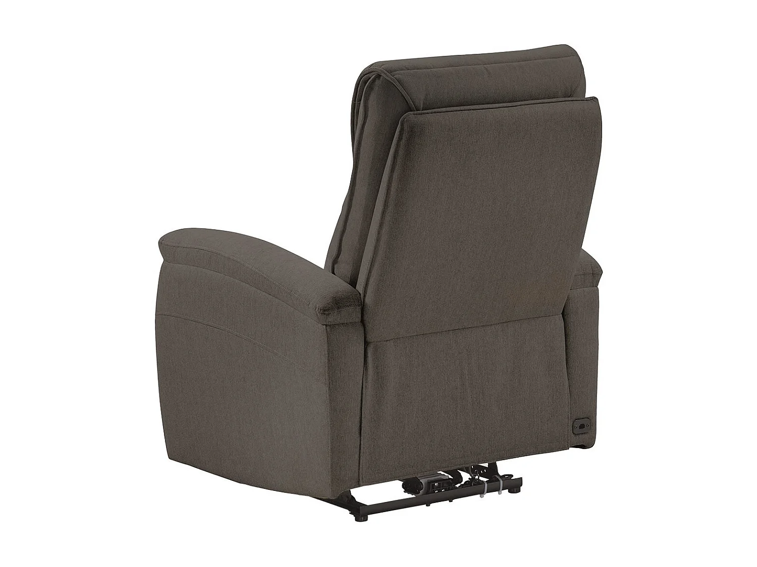 SARAGOSSE - Fauteuil Electrique Tissu Polyester Gris