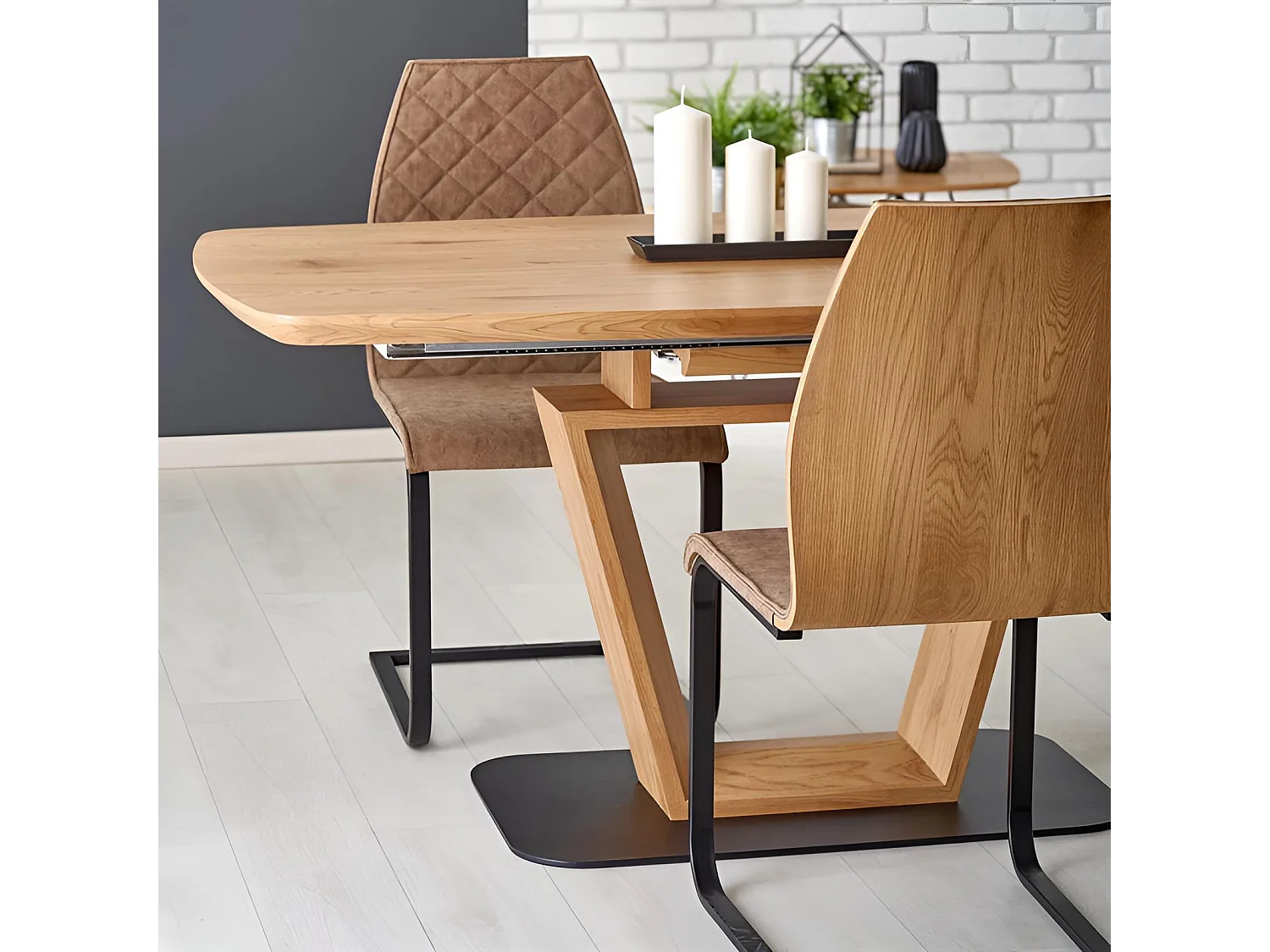 Tavolo da pranzo Blacky (90x220)