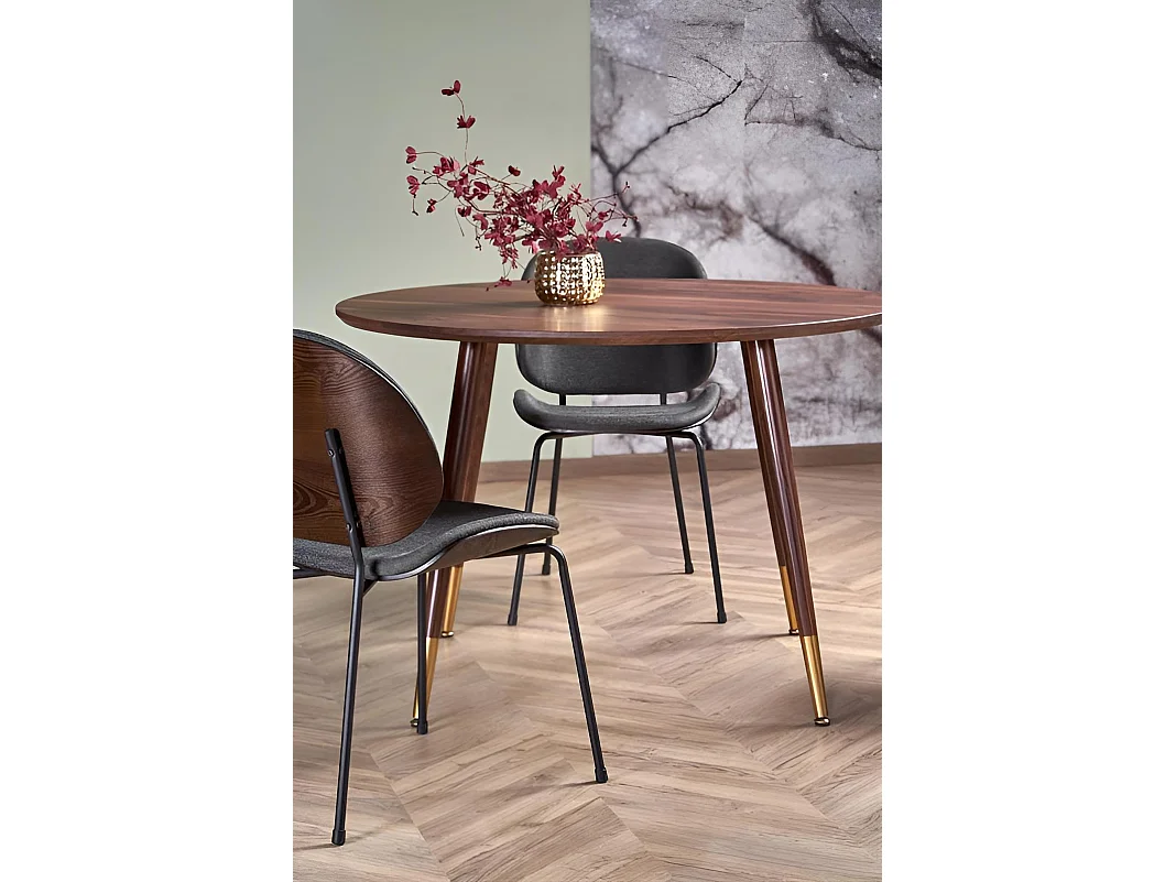 Esstisch Domenica (O100)/MDF/Rund/Braun