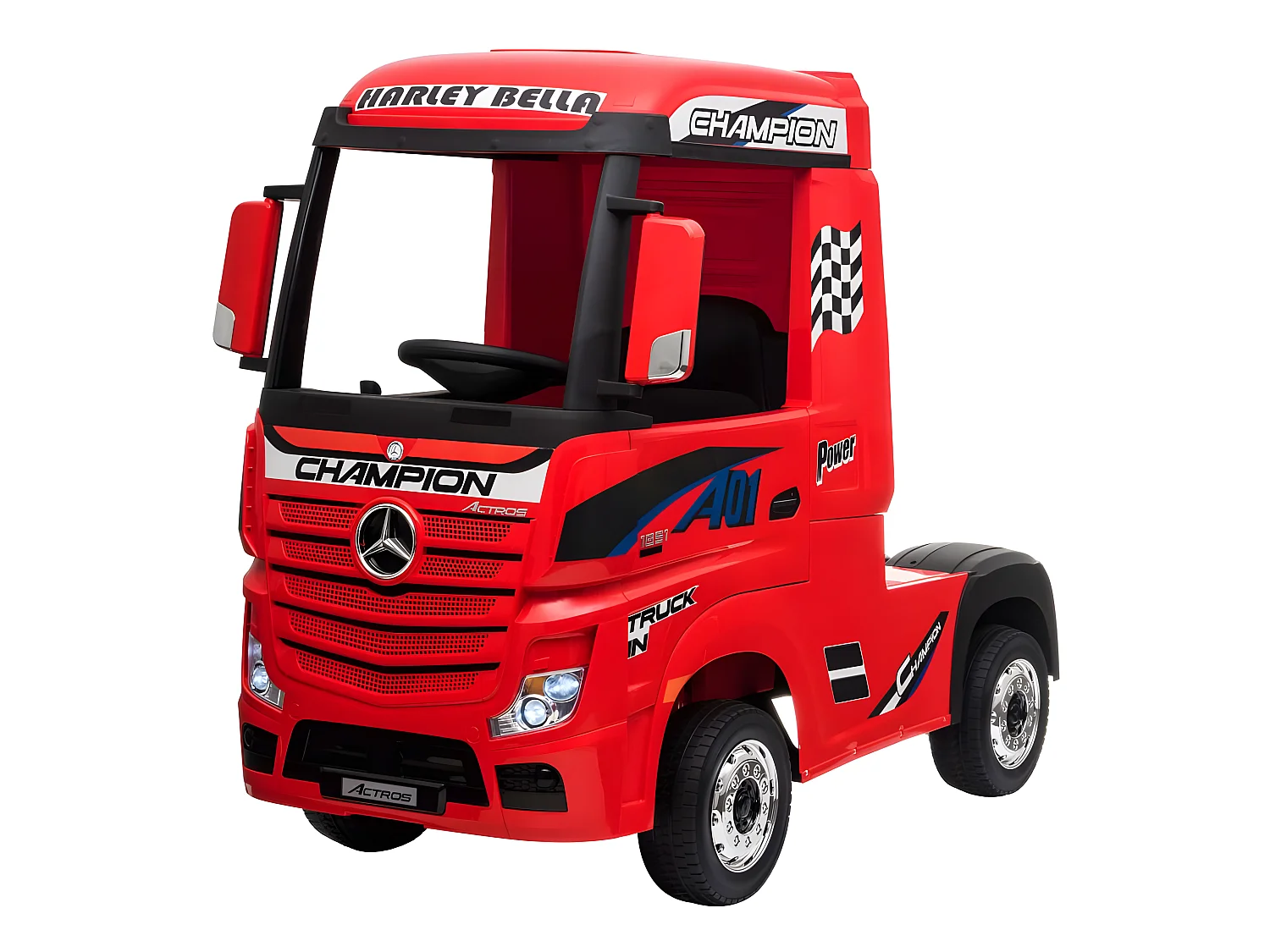 Camion Electrique Mercedes Benz 35W pour Enfant avec Télécommande Parentale