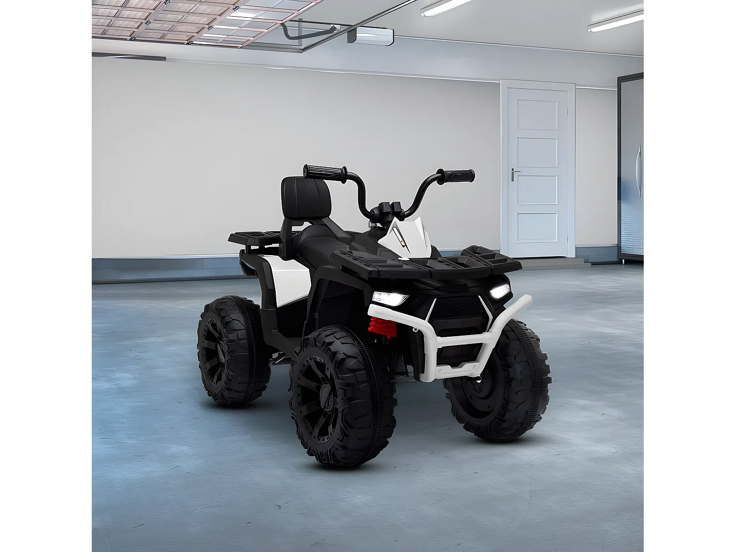 Quad électrique 2x 40W pour enfant - avec 4 suspensions, Marche AV/AR et Système audio