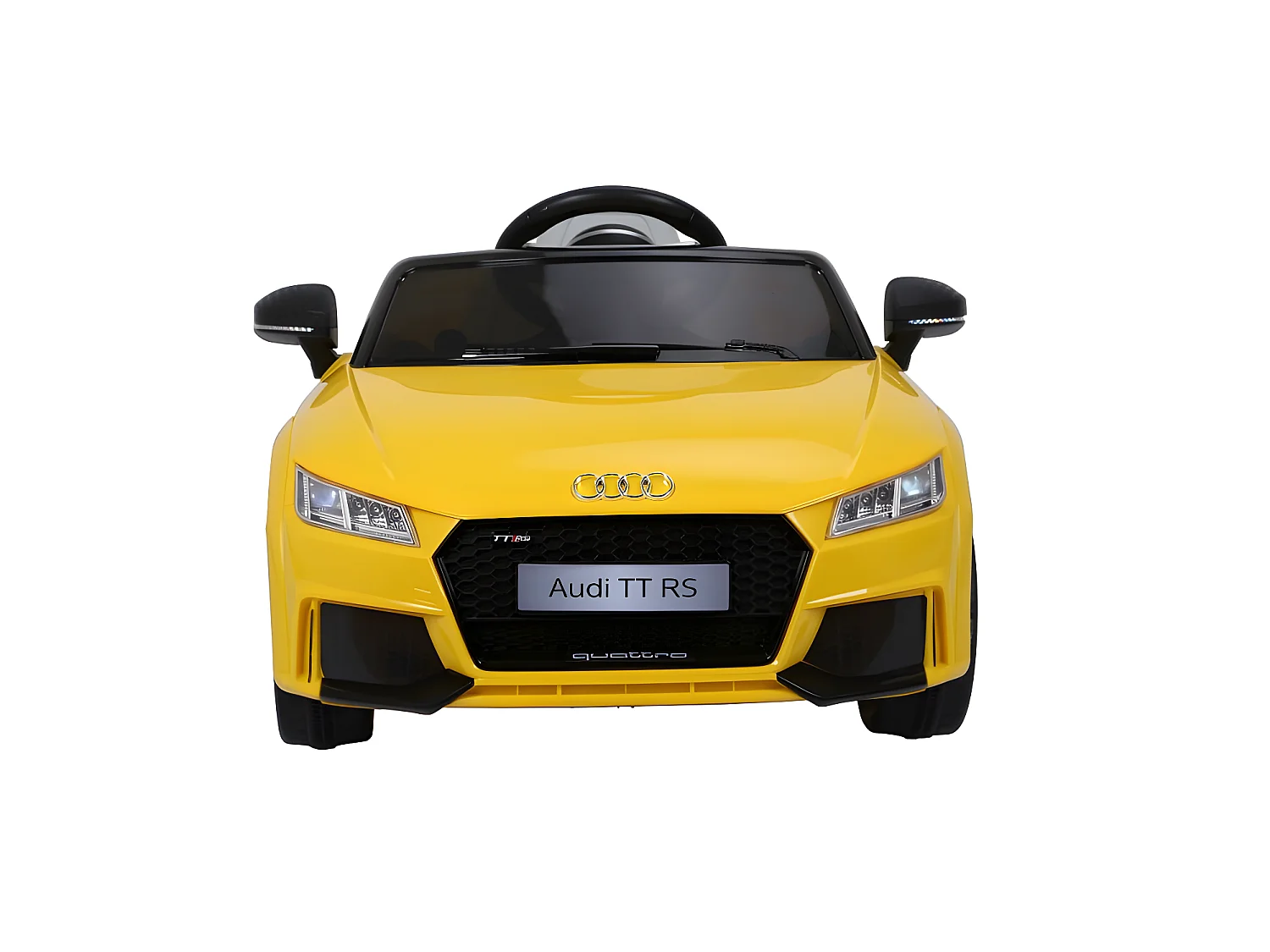 Audi TT RS Voiture Electrique Enfant (2x25W) 103x62x44 cm - Marche av/ar, Phares, Musique, Ceinture et Télécommande parentale