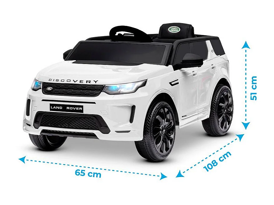 Voiture électrique SUV pour enfant Land Rover Discovery 2x 25W - marche AV/AR, Phares et Système audio