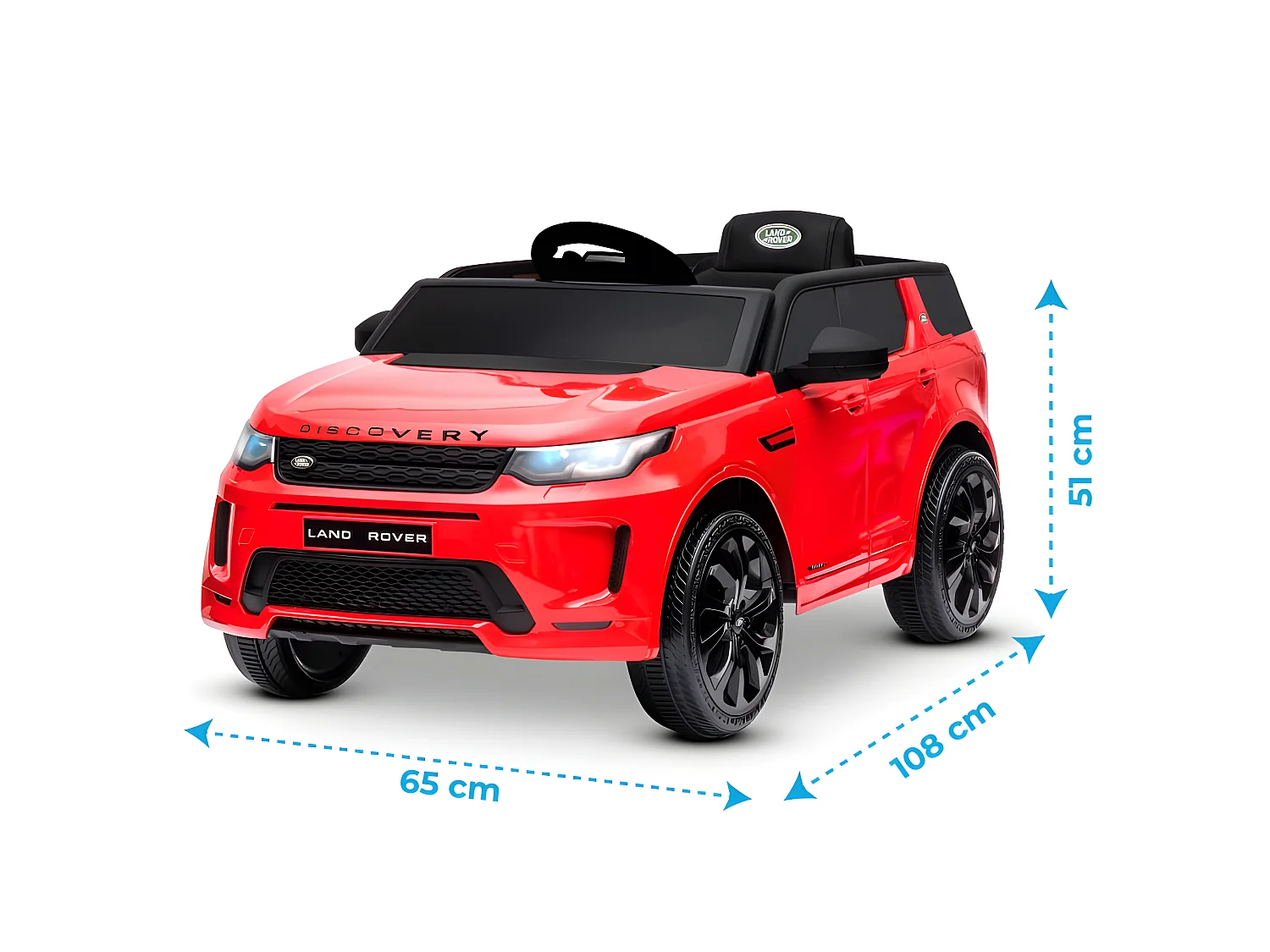 Voiture électrique SUV pour enfant Land Rover Discovery 2x 25W - marche AV/AR, Phares et Système audio