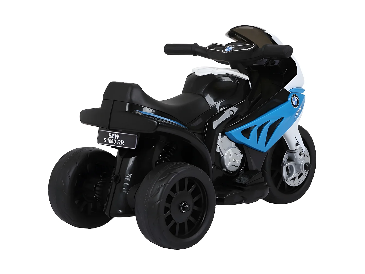 Moto Electrique BMW S1000, 25W pour Enfant, 3 Roues, Système Audio et Phares Fonctionnels