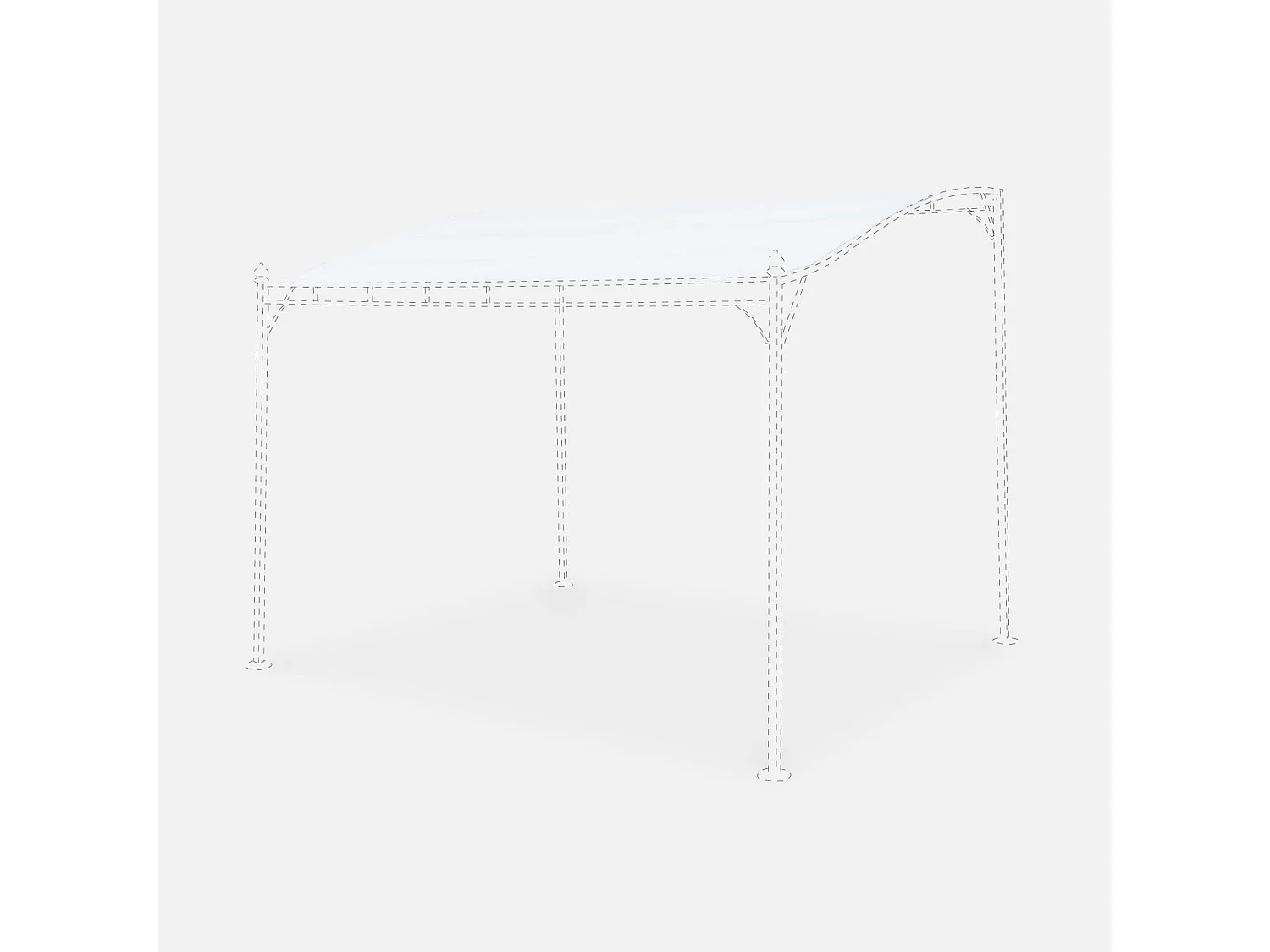 Copertura per pergola 3x2,5m, ecrù