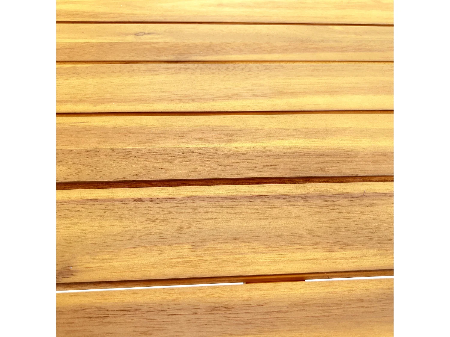 Banc 2 - 3 places en acacia du Vietnam. bois clair. intérieur / extérieur. 140cm