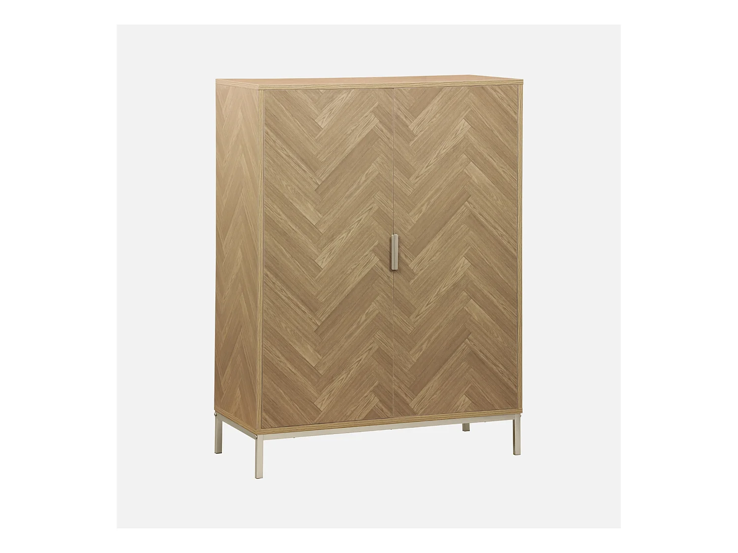 Vaisselier. Budapest. 2 étagères. 2 portes. buffet haut. L 80 cm x l 40 cm x H 110 cm