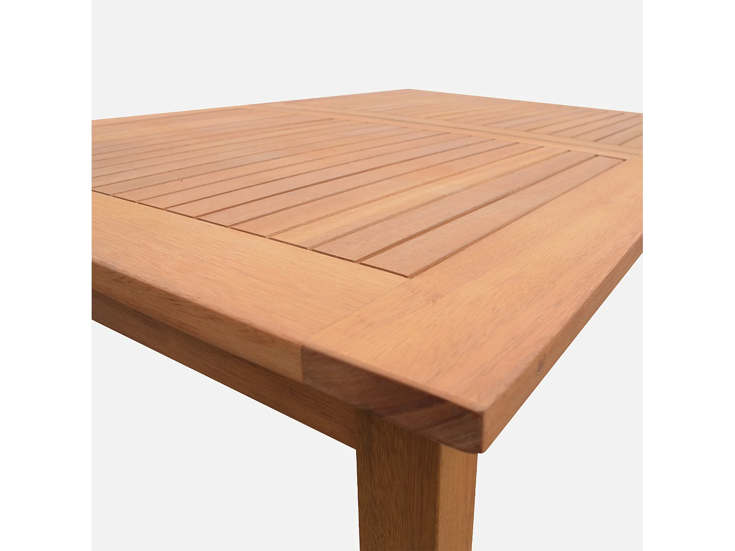Mesa de jardín de madera extensible de 6 a 8 plazas madera