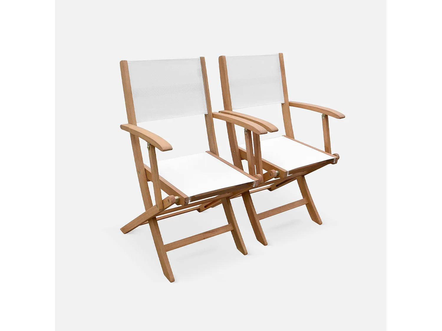 Mesa de jardín extensible de madera + 10 sillas madera