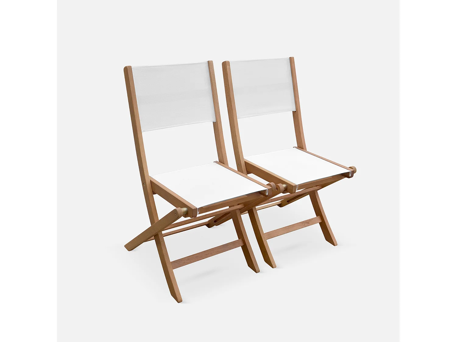 Mesa de jardín extensible de madera + 10 sillas madera