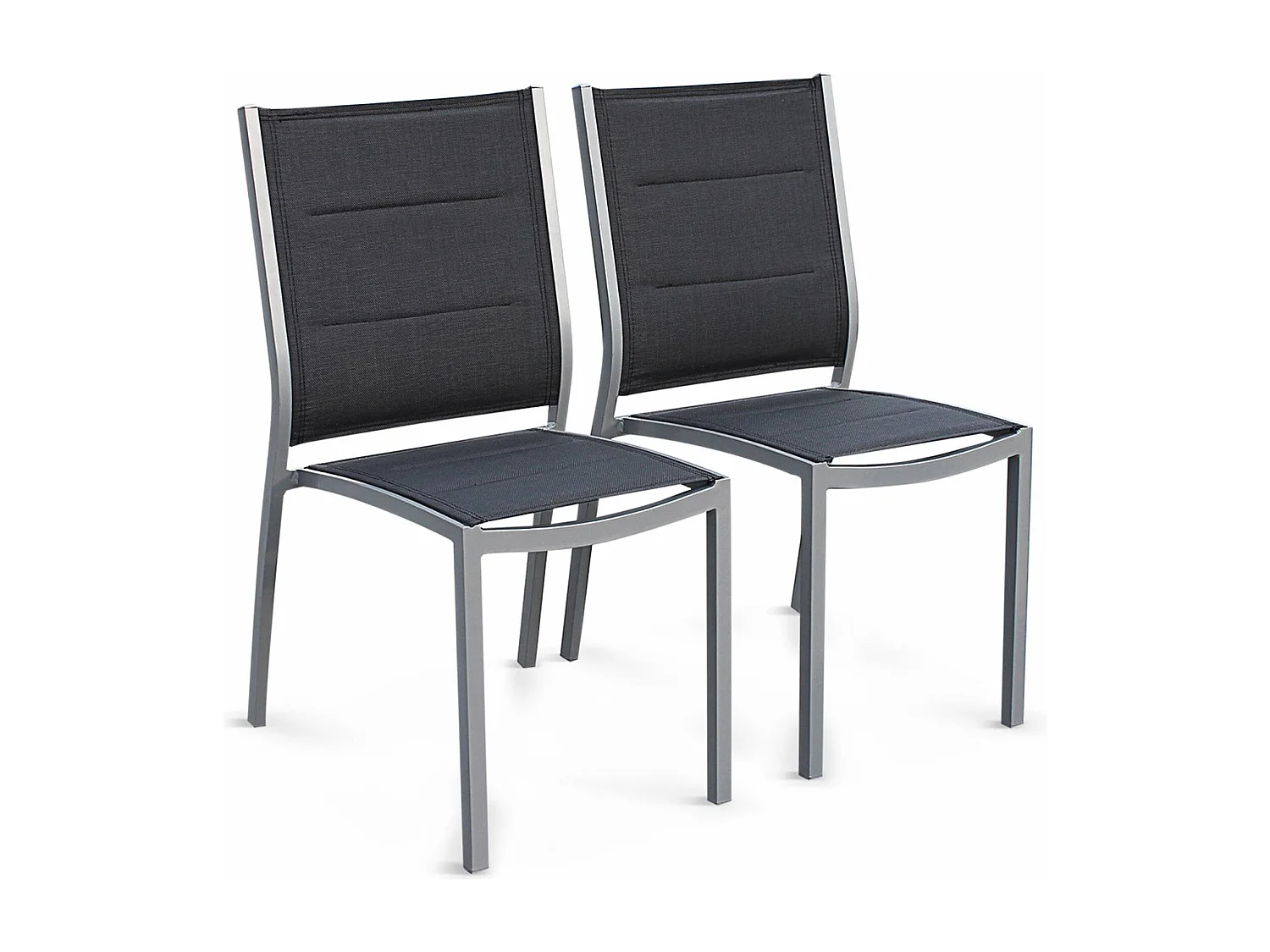 Set tavolo da giardino allungabile in alluminio, 8 posti, grigio