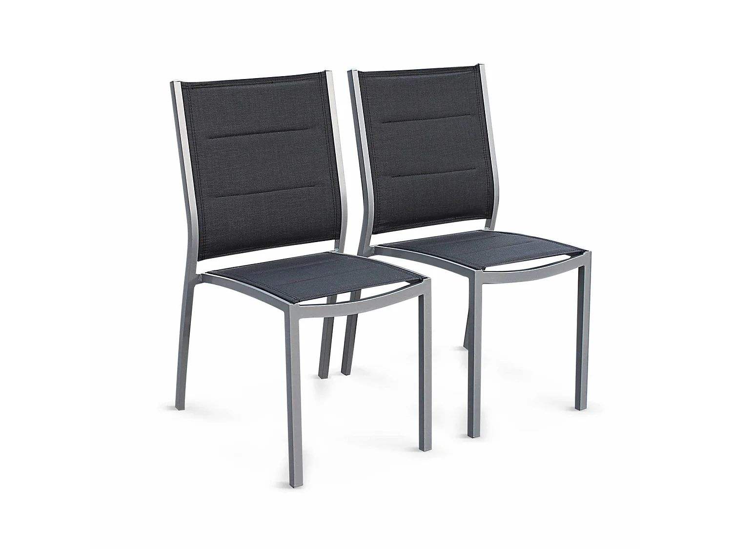 Set tavolo da giardino allungabile in alluminio, 8 posti, grigio