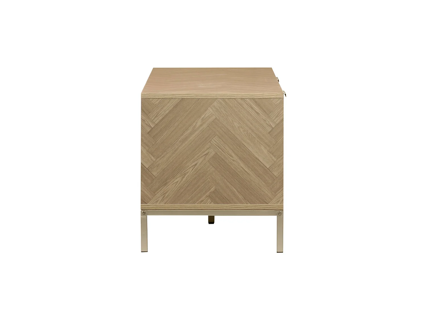 Mueble tv efecto madera en espiga 120cm natural