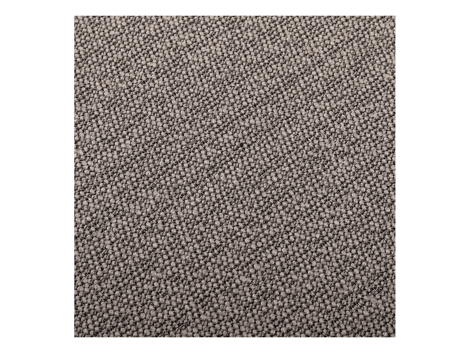 Puff de tela con almacenaje pardo