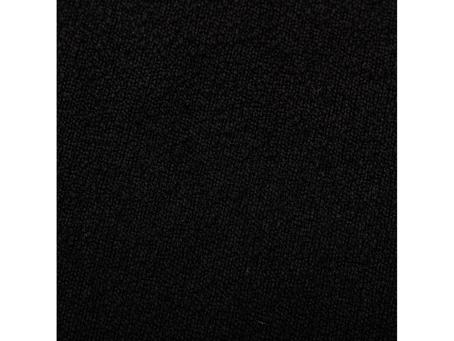 POUF A FORMA DI CIOTTOLO IN TESSUTO NERO - 60X44X40 CM