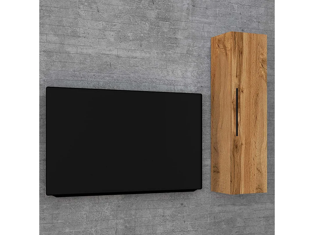 Holz Wandregal Wandschrank Klappschrank Arila XL