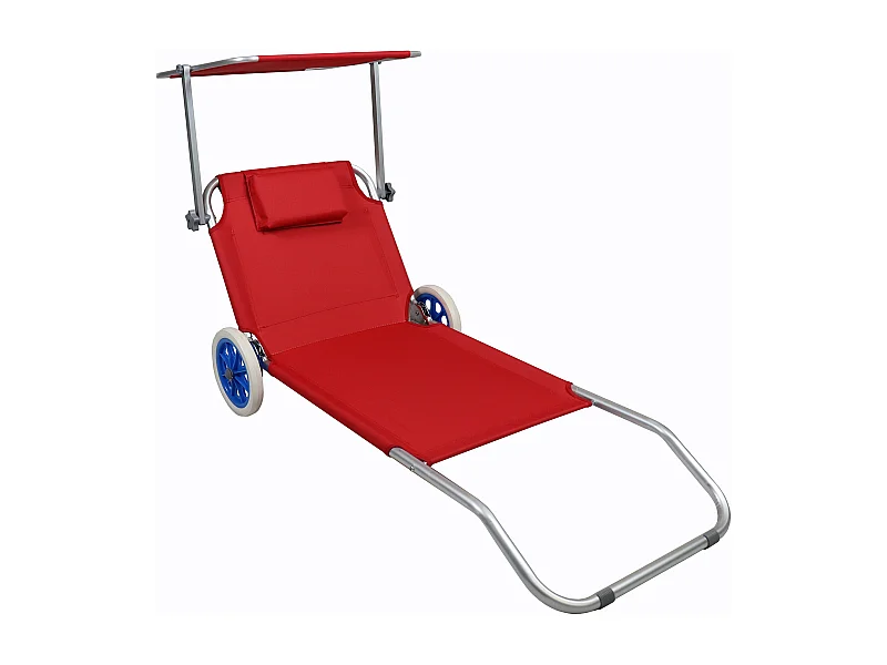 Odchylany dach kół krzesełkowych Sun Lounger