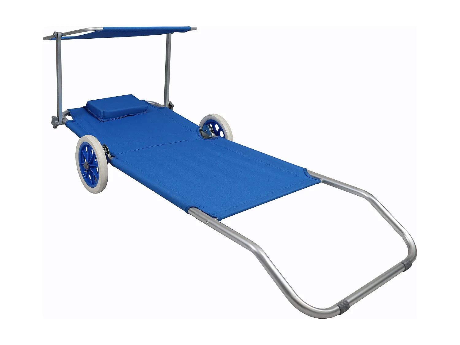Sun lounger Dach Blue Ca. L. 165 x H. 16 x W. 65 cm