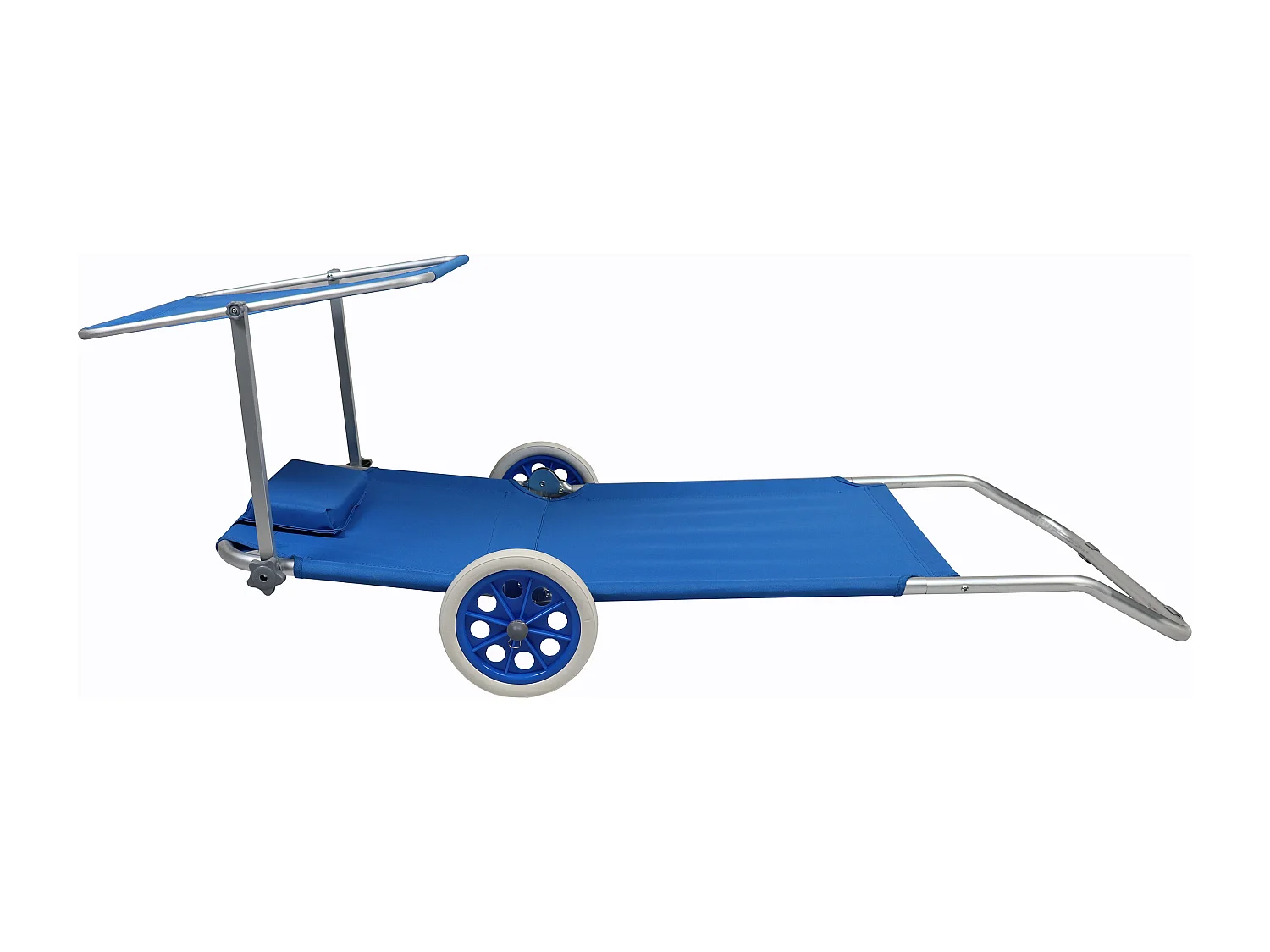 Sun lounger Dach Blue Ca. L. 165 x H. 16 x W. 65 cm