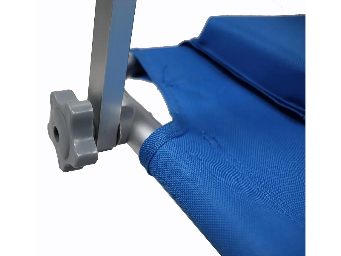 Sun lounger Dach Blue Ca. L. 165 x H. 16 x W. 65 cm