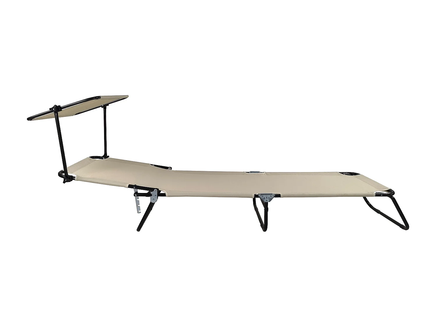 Sun lounger Dach Cream L. 185 x H. 24 x W. 55 cm