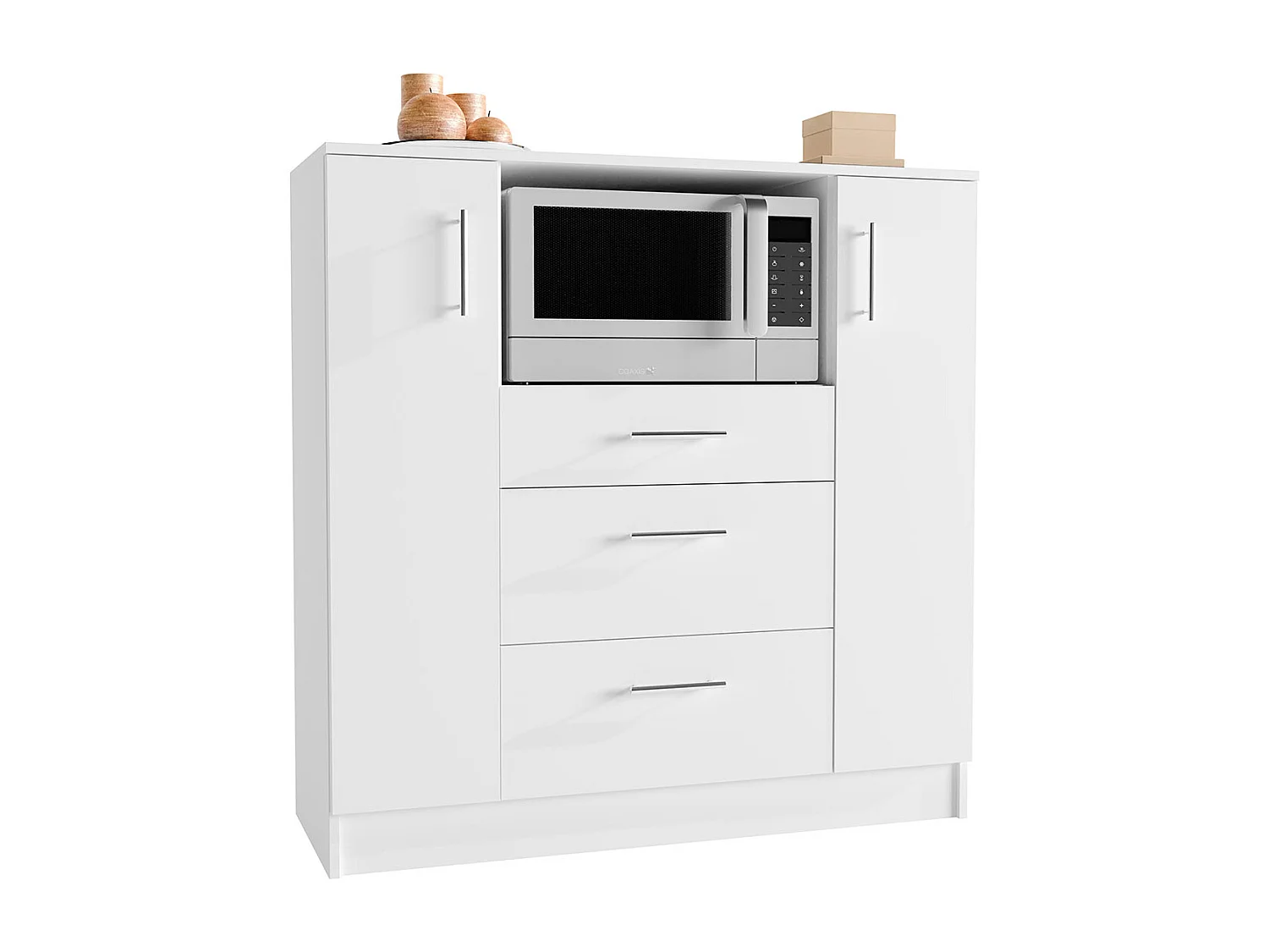 Kitchen furniture cabinet Esilo White H. 110 x W. 109 x D. 40 cm