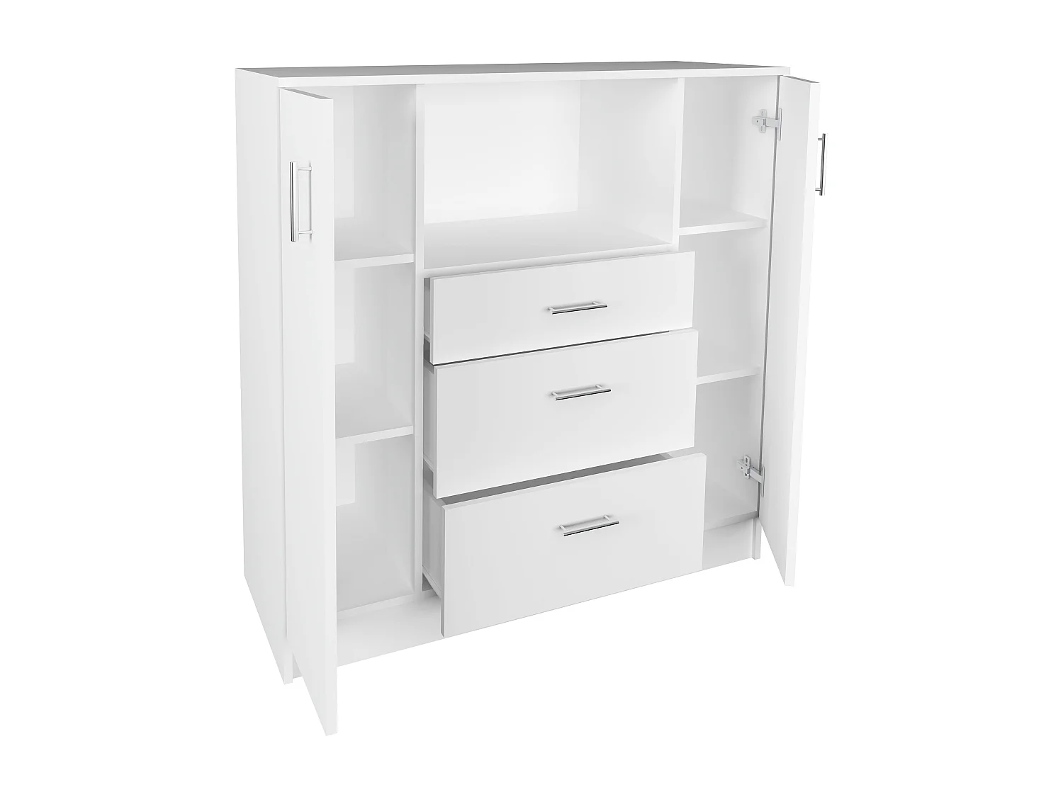 Kitchen furniture cabinet Esilo White H. 110 x W. 109 x D. 40 cm