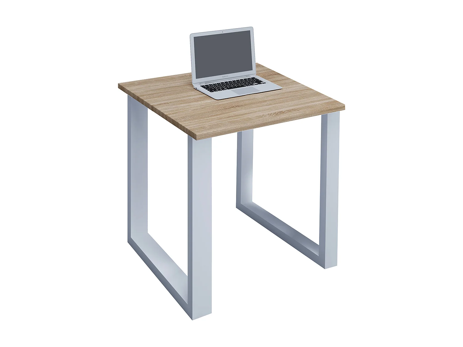 Desk Lona White / Sonoma oak H. 76 x W. 80 x D. 80 cm