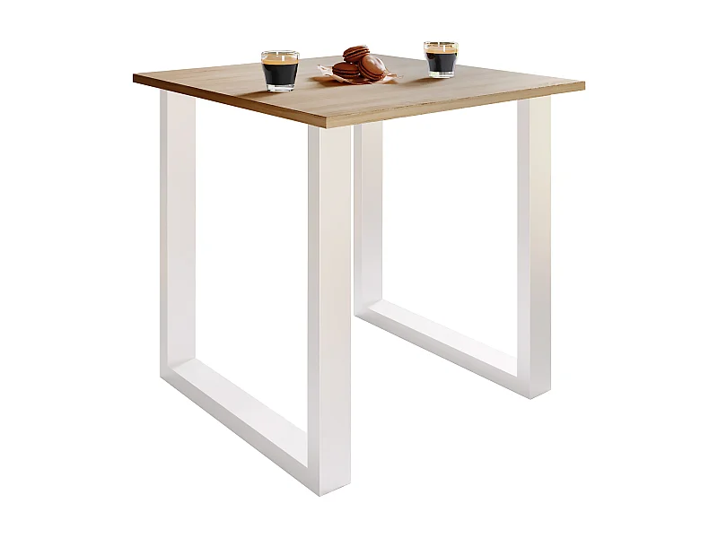 Premium Holz Esstisch Küchentisch Xona U 80x80