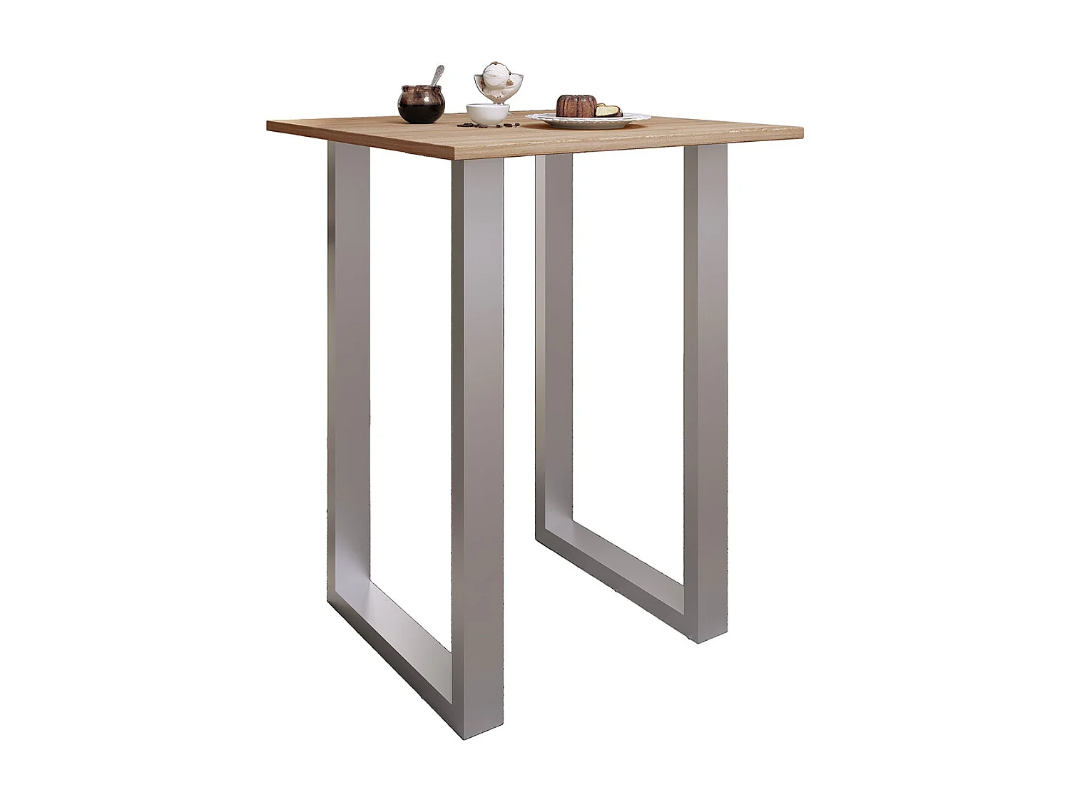 Houten bar tafel staande tafel Xona 80x80