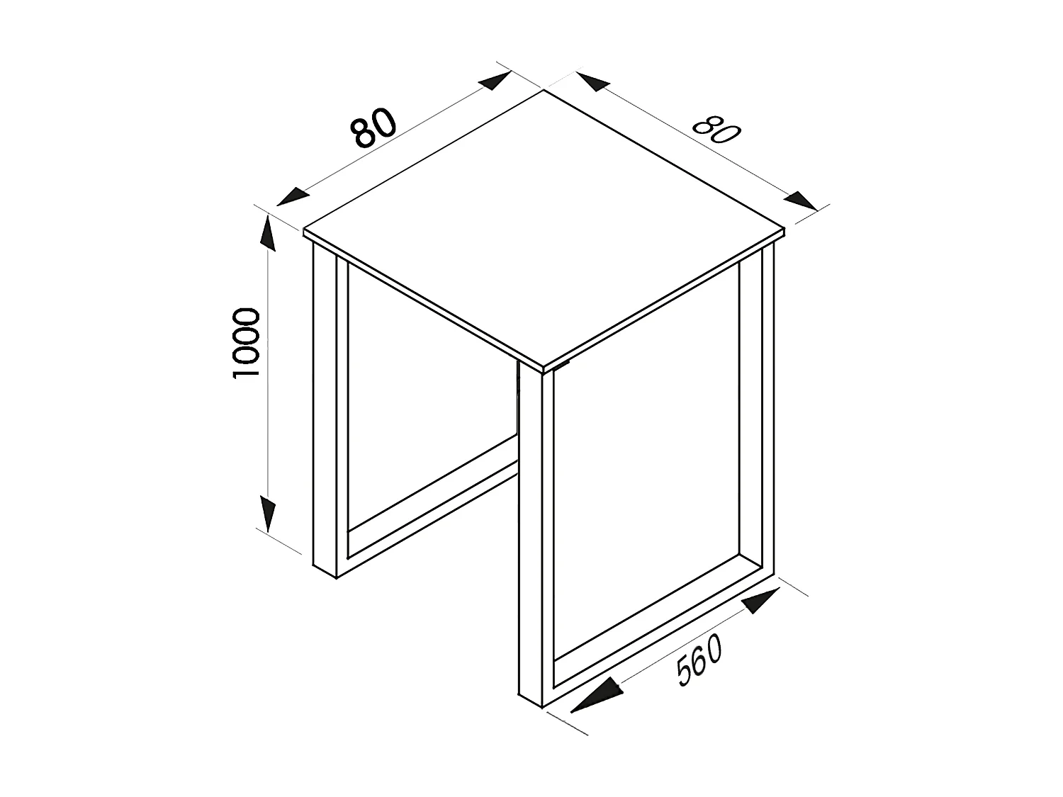 Barbecue Xona Silver / Sonoma oak H. 102 x W. 80 x D. 80 cm