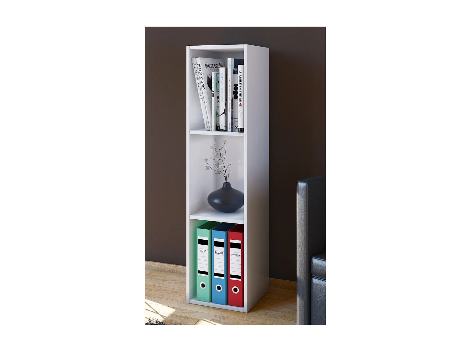 Stand Rack Mendas White H. 107 x W. 34 x D. 30 cm