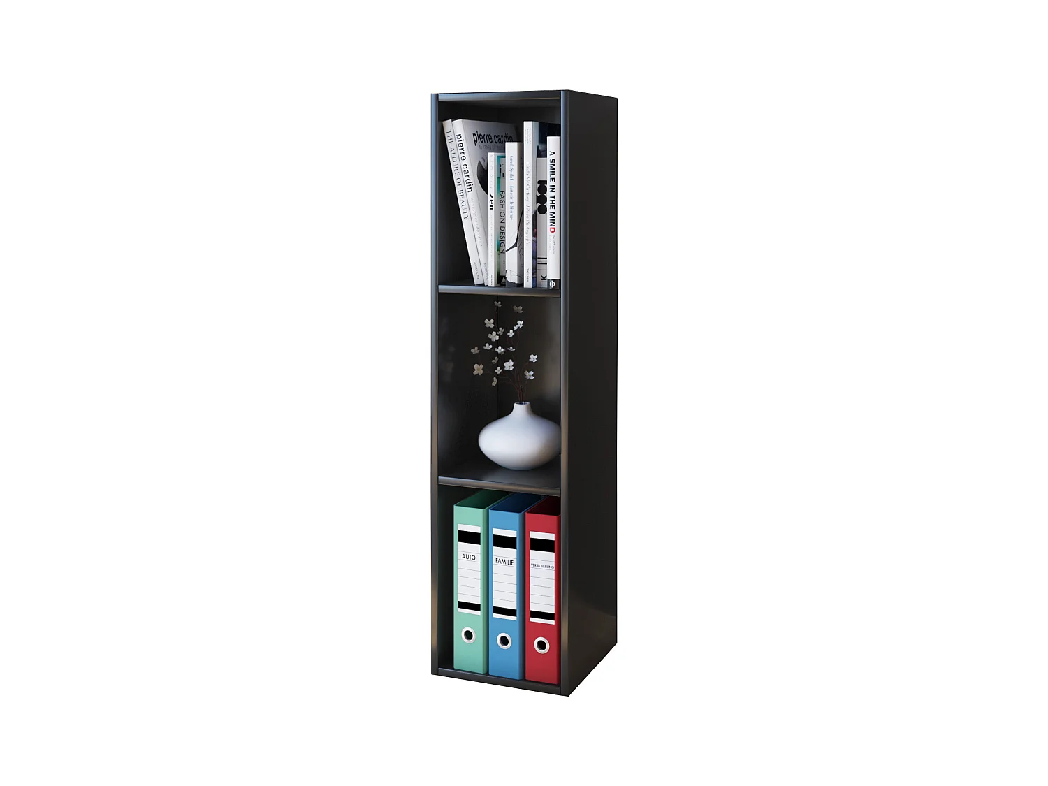 Holz Stand Regal Aufbewahrung Deko Bücher Mendas 3