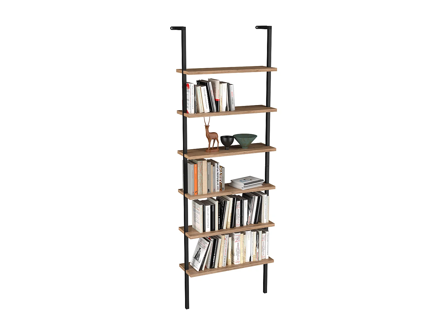 Wall Rack Insasi Honey oak H. 183 x W. 60 x D. 20 cm