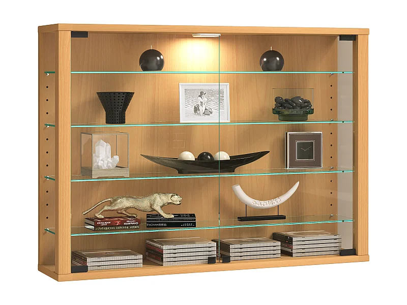 Wall display cabinet Vitrosa Book H. 60 x W. 83 x D. 18 cm