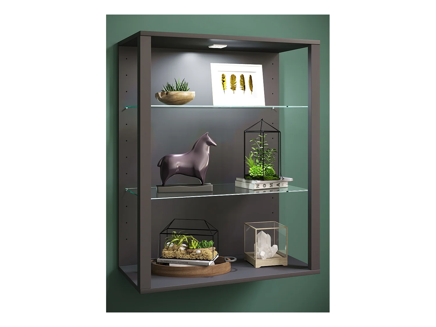 Stojak na szkło drewniane Prezentacja Glasol LW