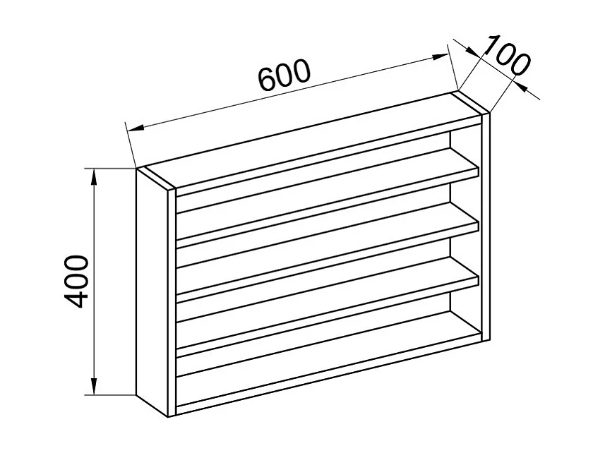 Holz Wandregal Gewürzregal Regal Küche Esaldi M