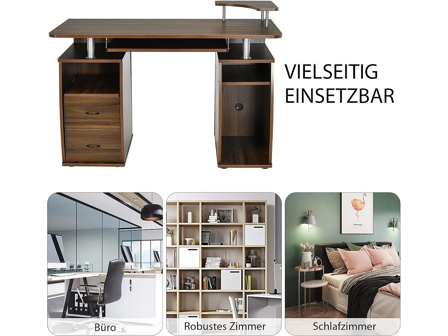 Computertisch Schreibtisch TI61733