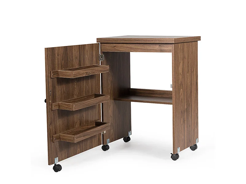 Klappschreibtisch und Schrank 2-in-1-Kommode
