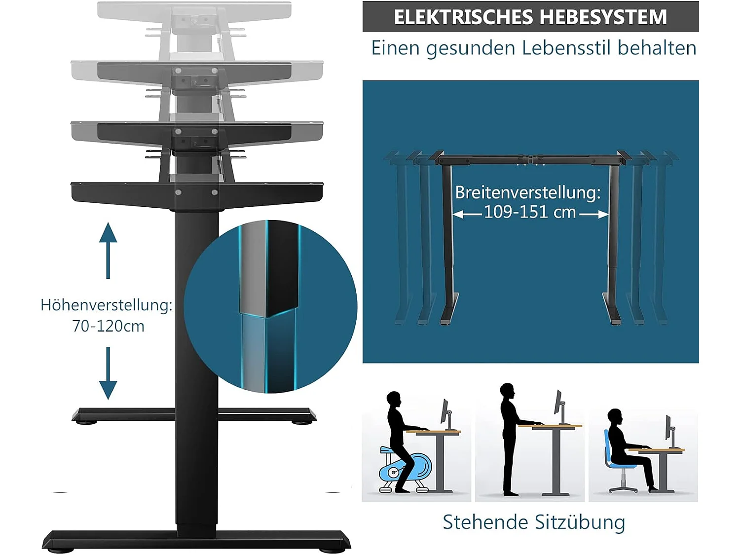 Tischgestell Stehpultgestell TI89502