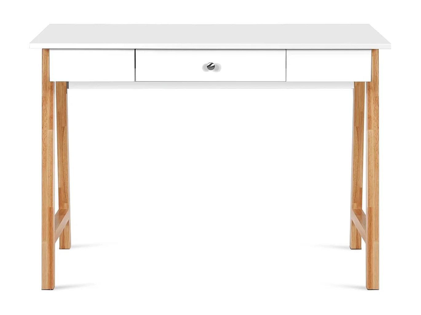 Schreibtisch mit Schublade Computertisch Schminktisch Bürotisch 106 x 50 x 75,5 cm Natur