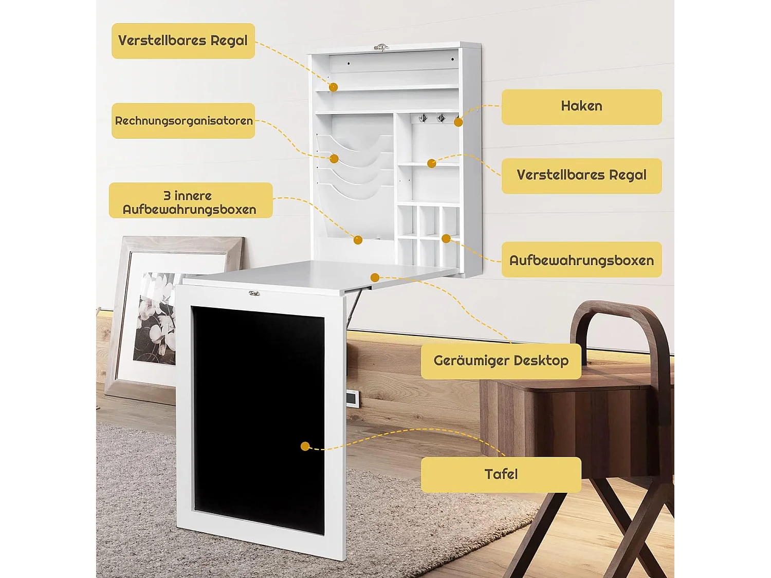 Wandtisch klappbar TI87147