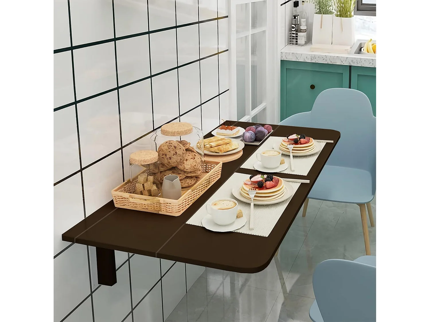 Wandmontierter Klapptisch TI87057