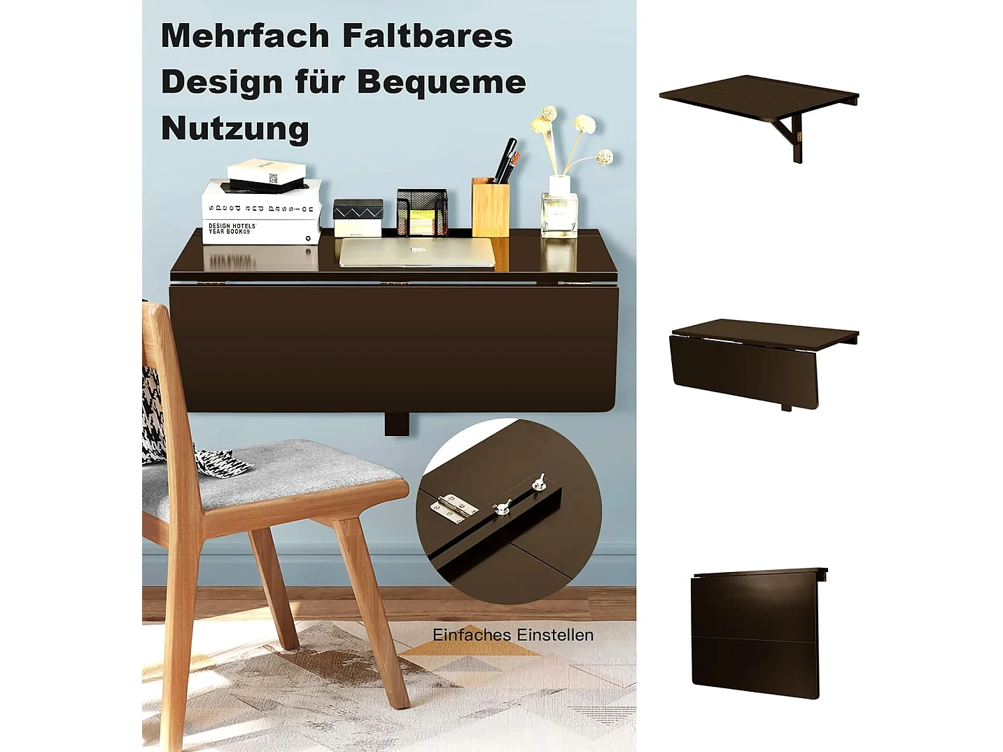 Wandmontierter Klapptisch TI87057