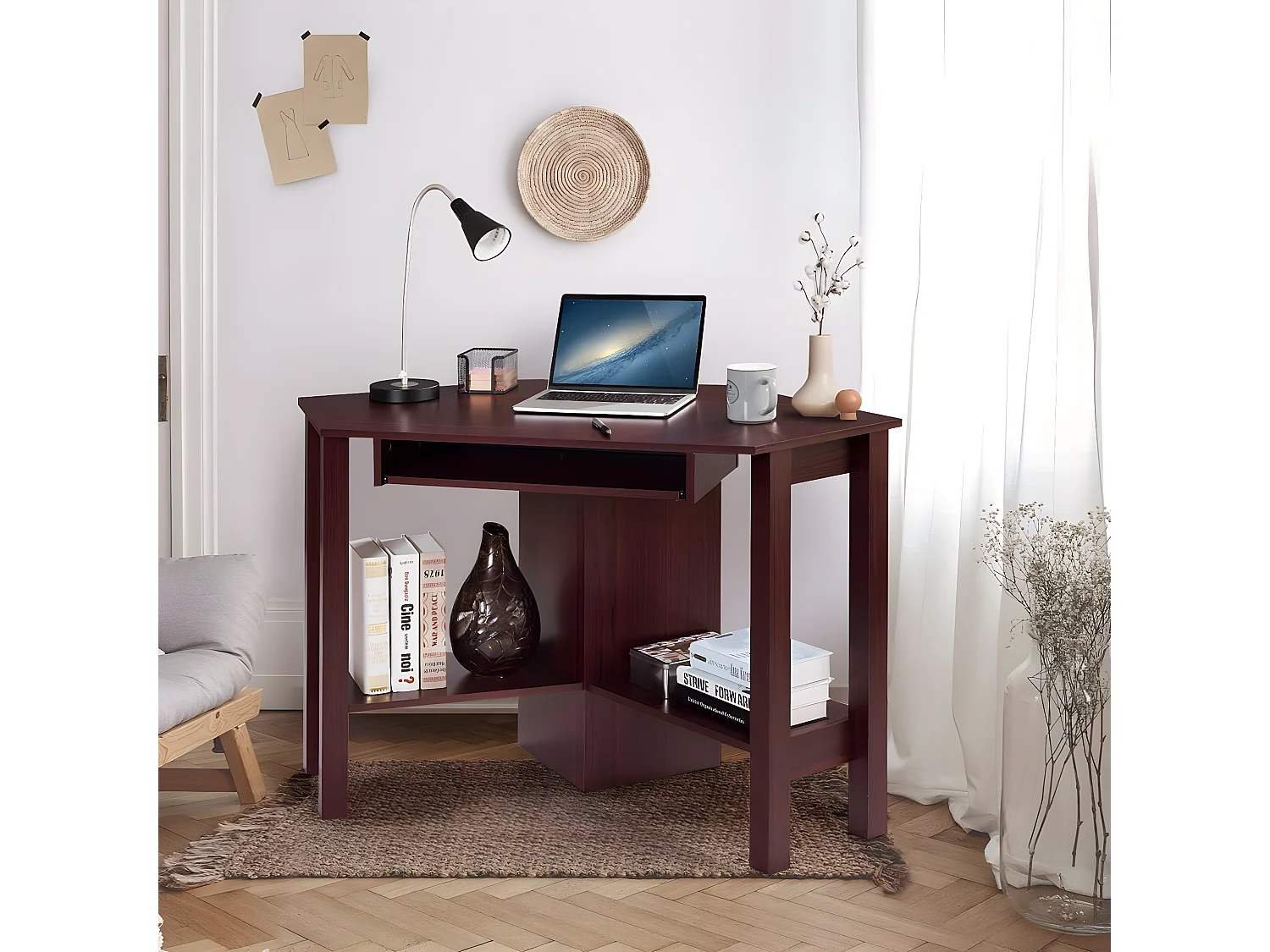 Schreibtisch Eckschreibtisch TI88342