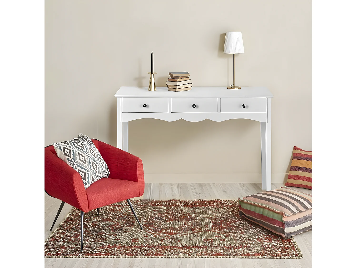 2 in 1 Schminktisch Schreibtisch