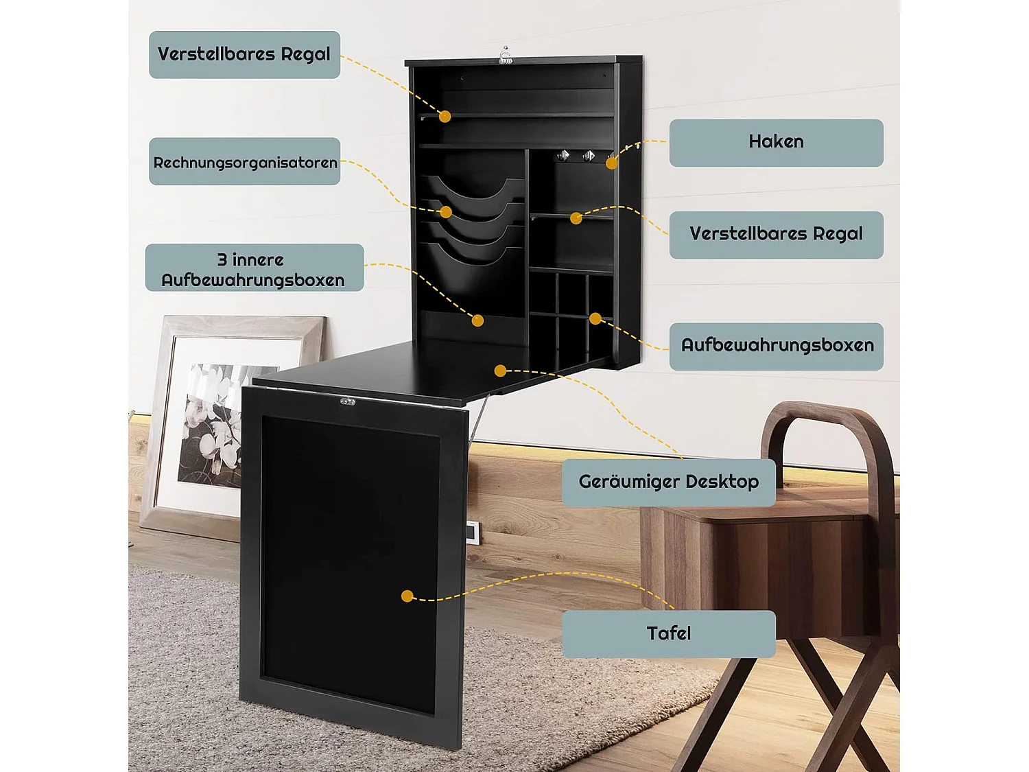 Wandtisch klappbar TI87147