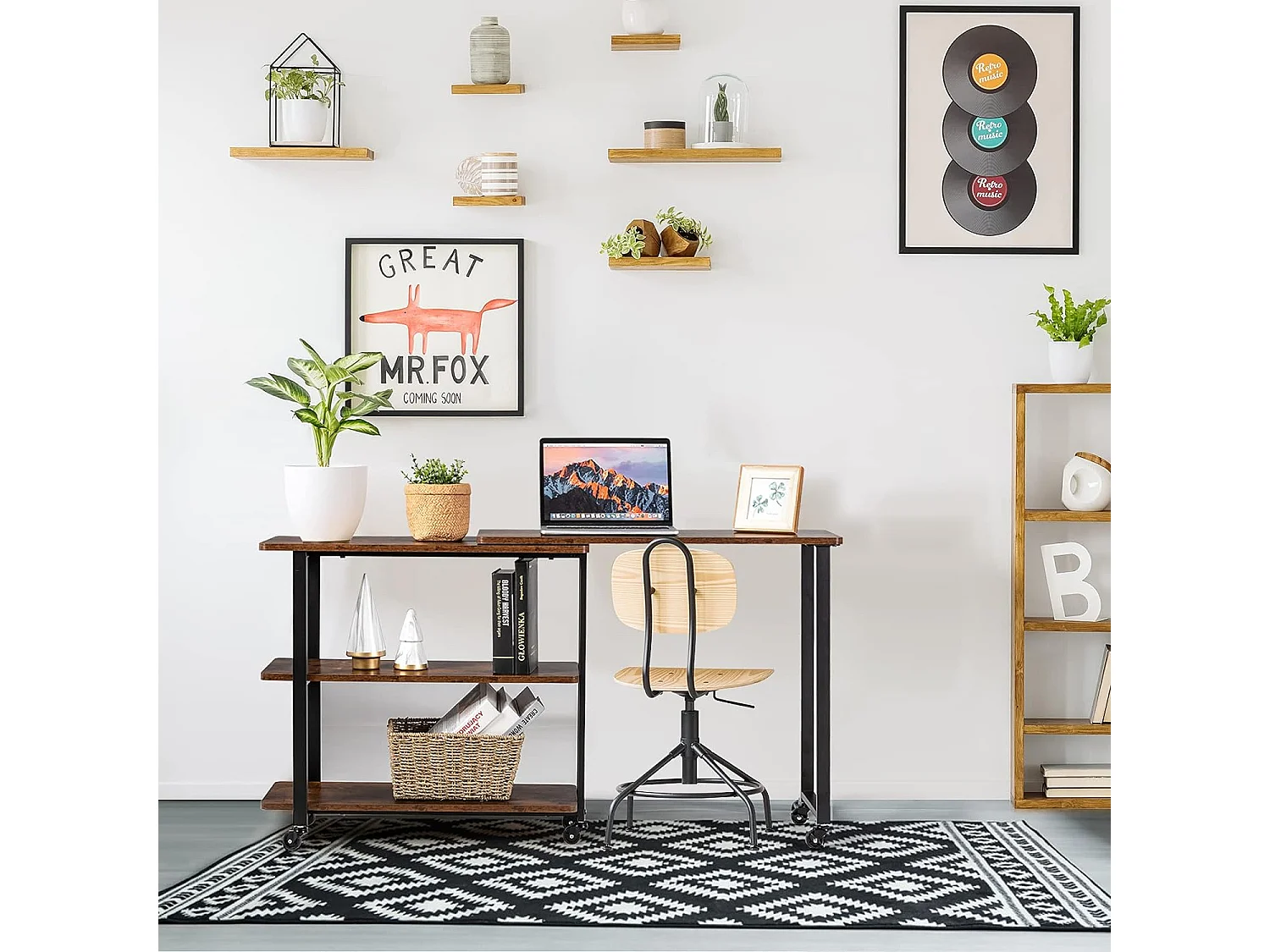 Beistelltisch mit Rollen