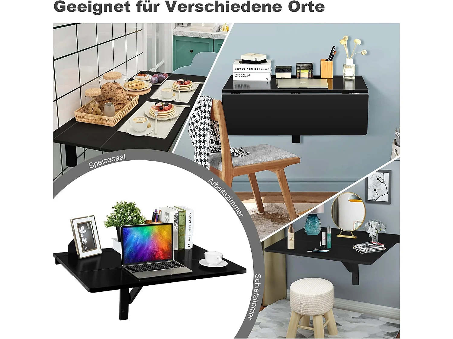 Wandmontierter Klapptisch TI87057